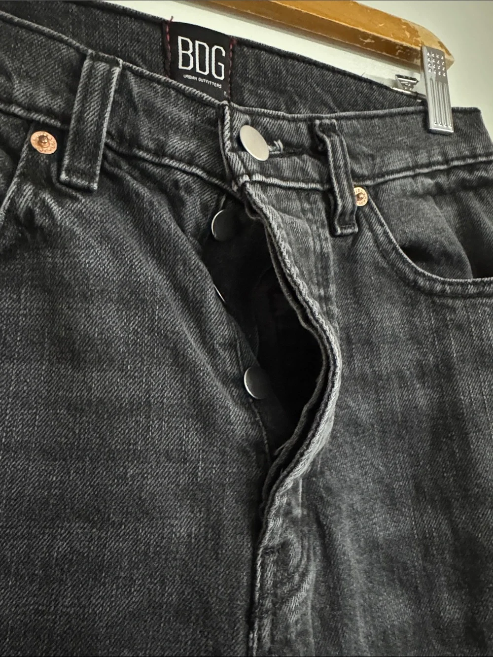 BDG Black High-Rise Flare Jeans